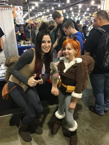 two Squirrel Girls