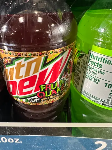 Mountain Dew fruit quake