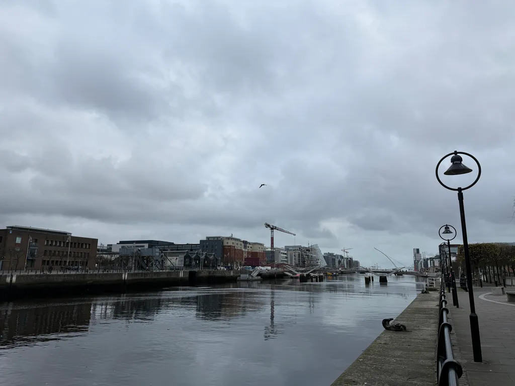 the Liffey in Dublin
