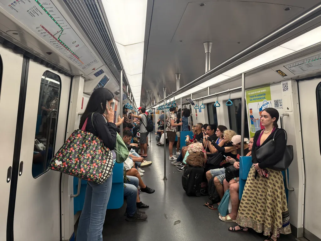 the Rio subway