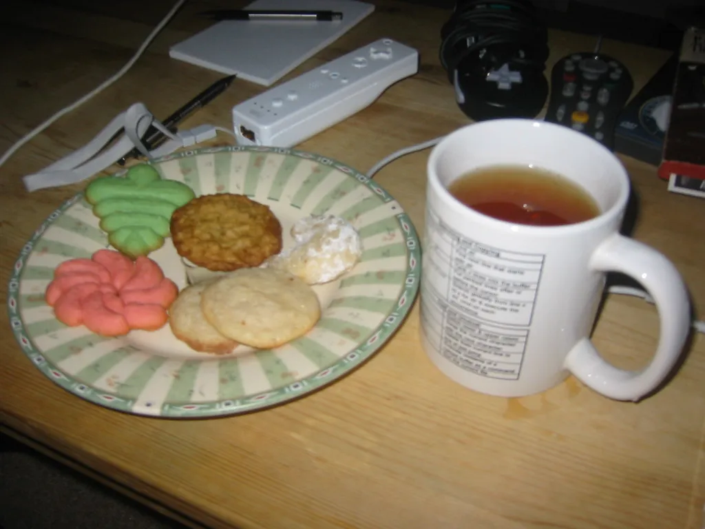 tea and cookies