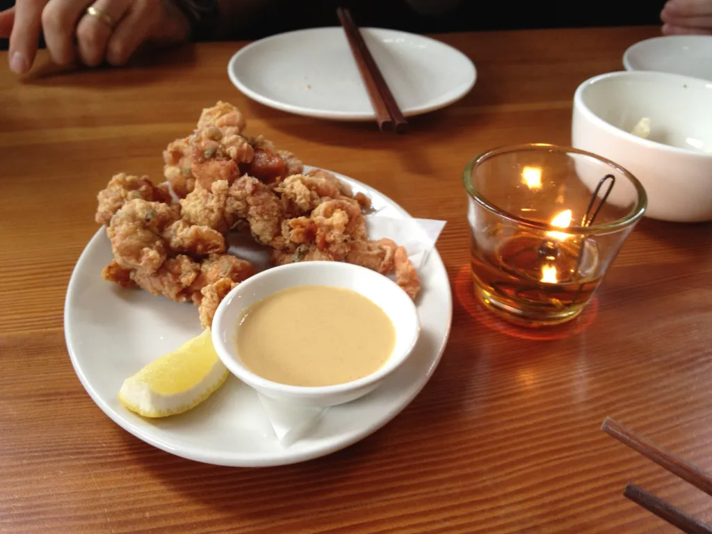 fried chicken at Biwa