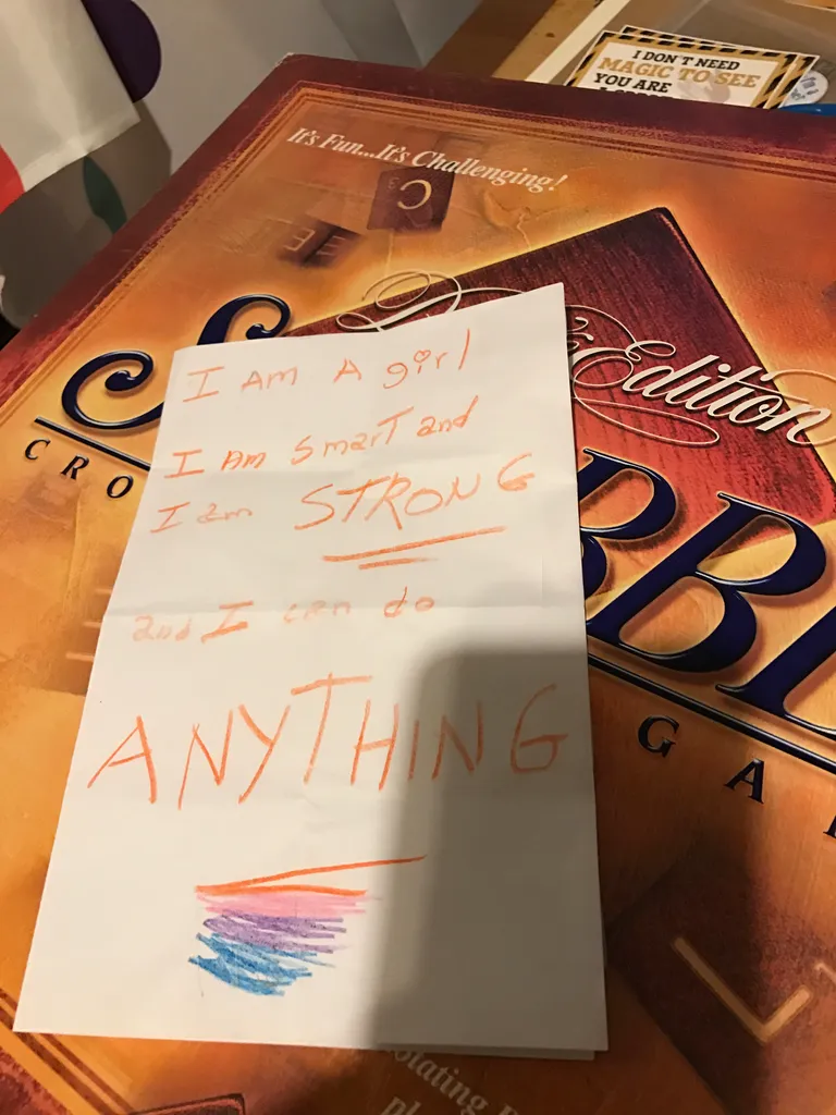 a note found around the house