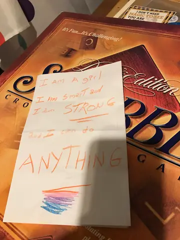 a note found around the house