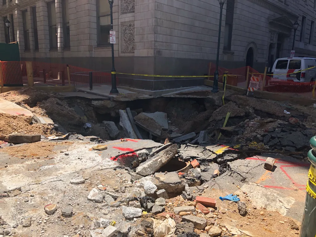 where Philadelphia's streets exploded