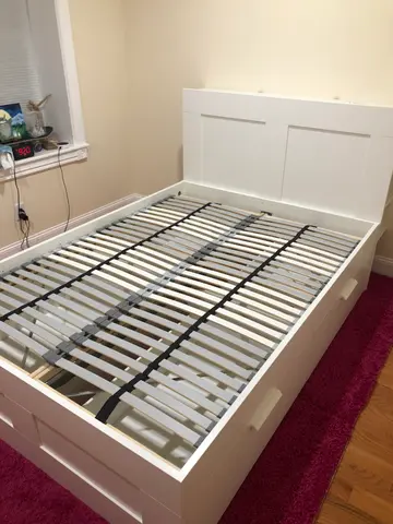 the new bed
