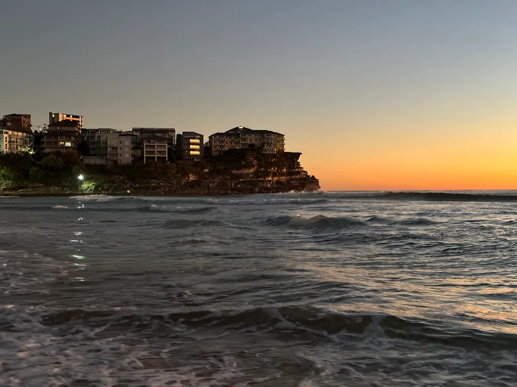 Manly beach sunrise