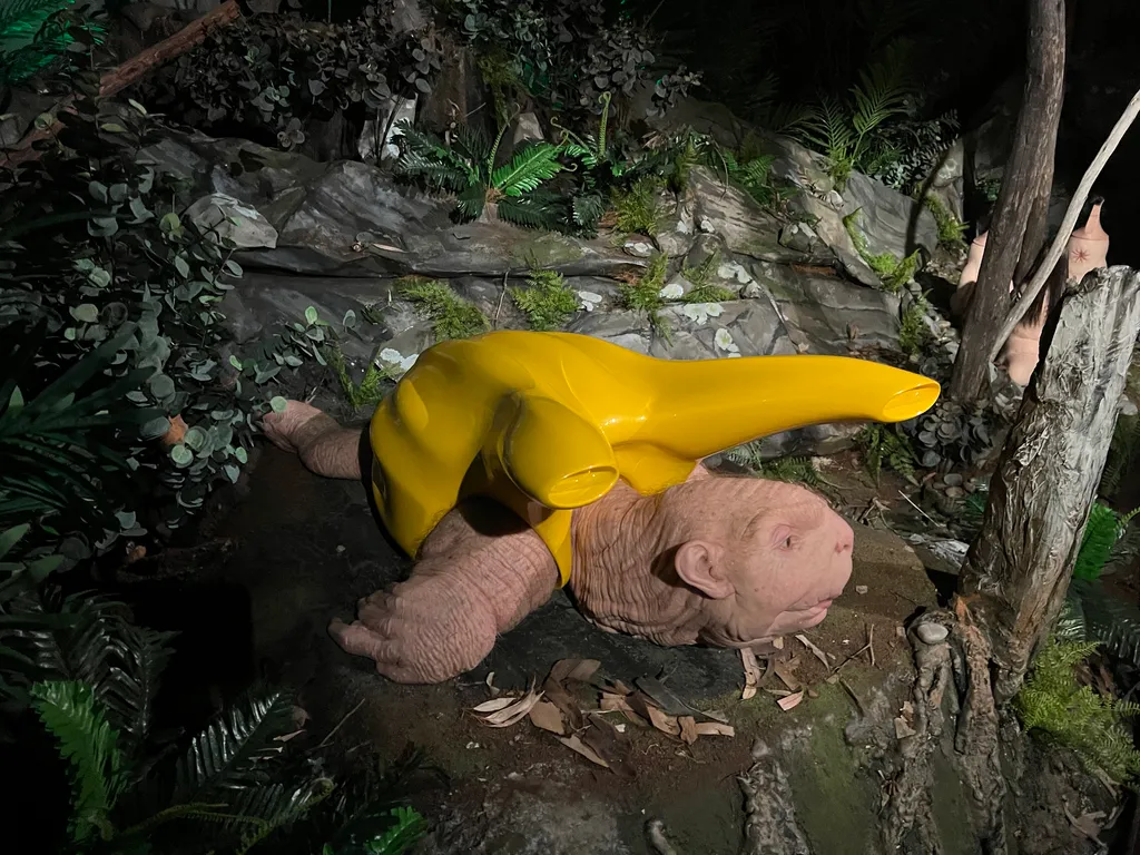 weird sculpture exhibit