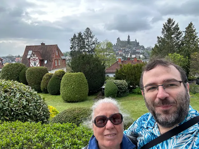 me and Anne at Heinrich-Ziegler Straße