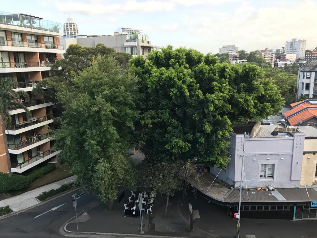 view from Sydney apartment