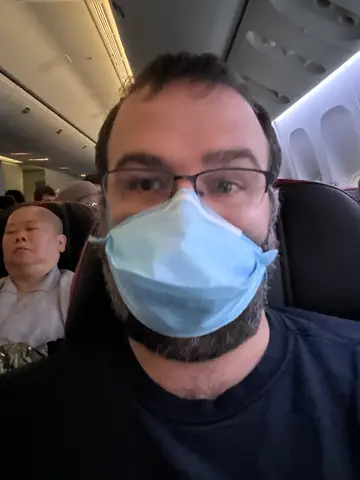 strapping in for a long flight