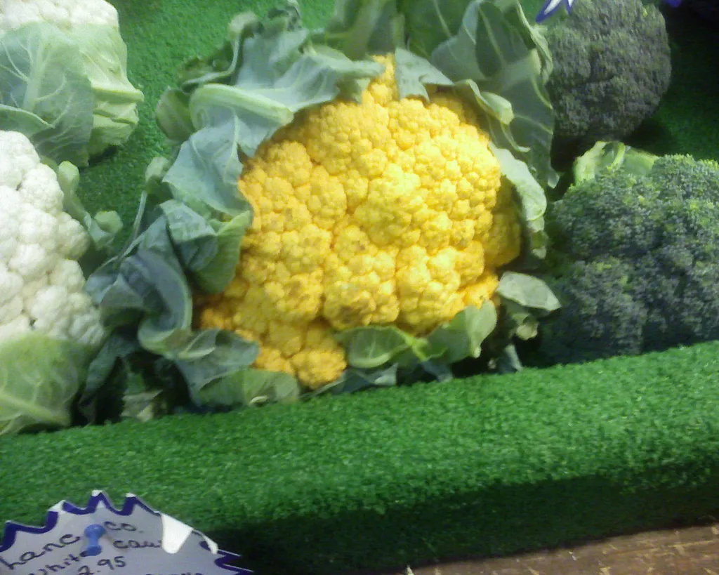 yellow cauliflower