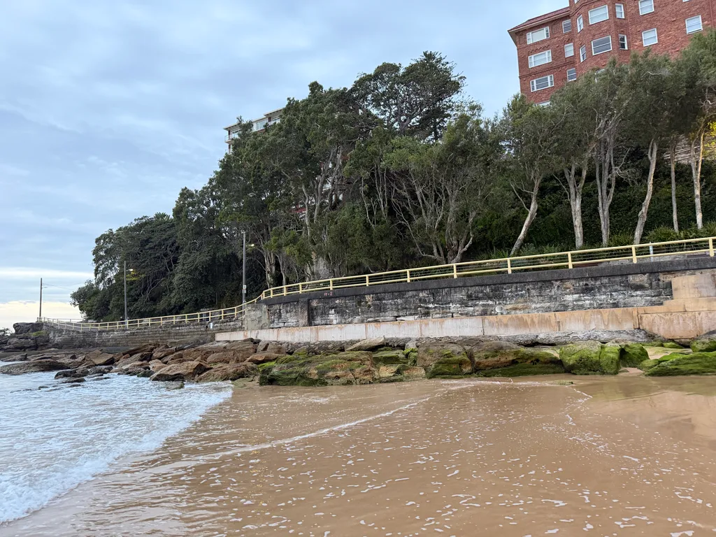 at Manly Beach
