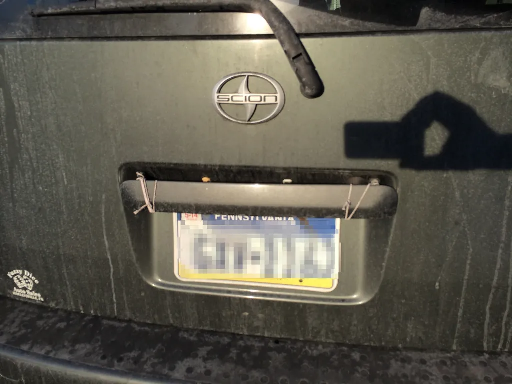 fixing my car with string