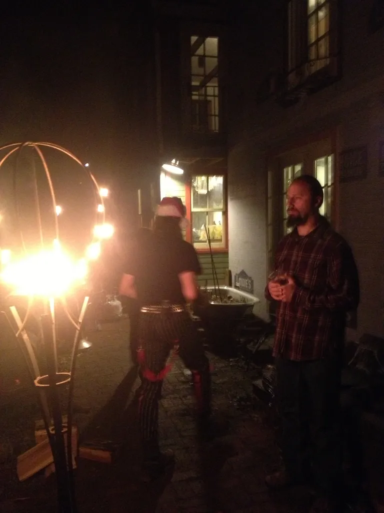 Andy's flaming sphere