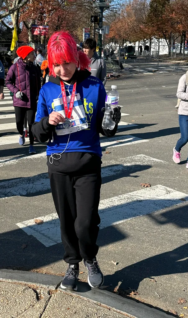 Marty ran!