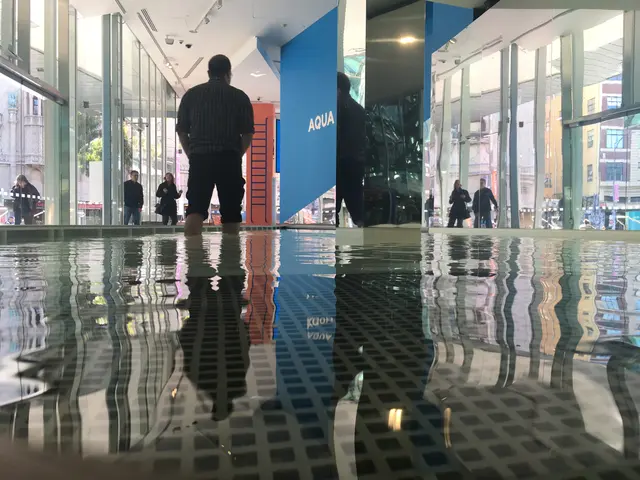 rjbs at the Ian Potter center pool exhibit