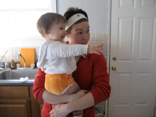 mj, mommy, and orange pants