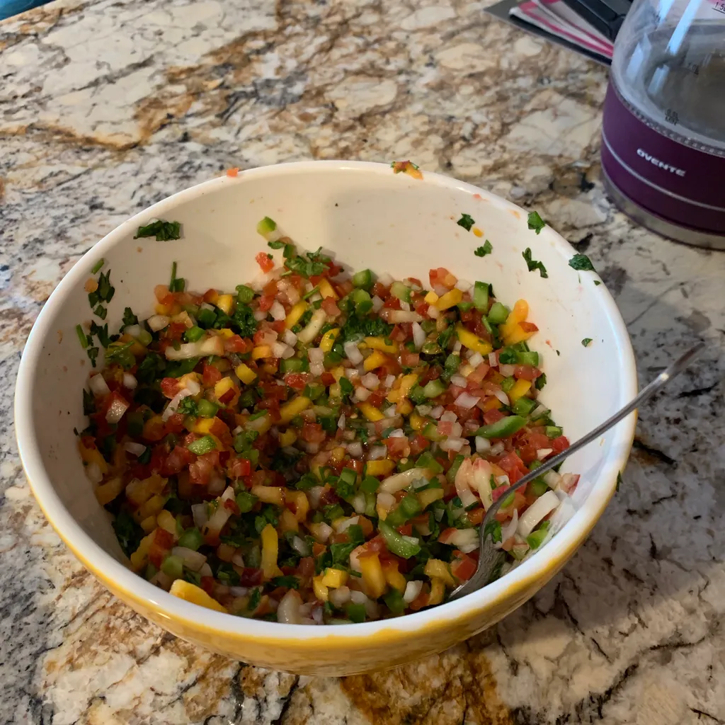 peach salsa