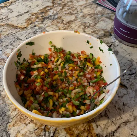 peach salsa
