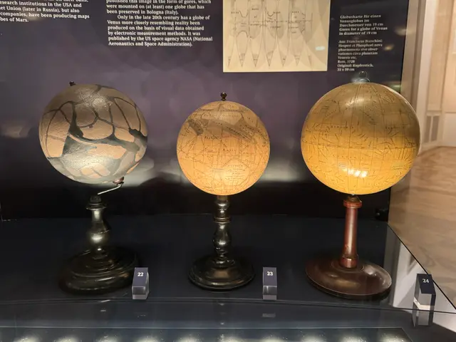 globe museum: Martian globes