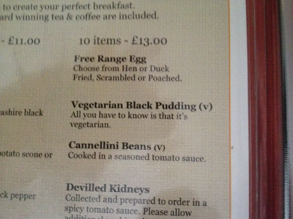 vegetarian black pudding!?