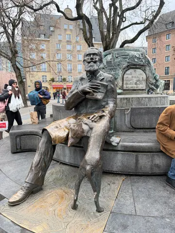 dude and dog