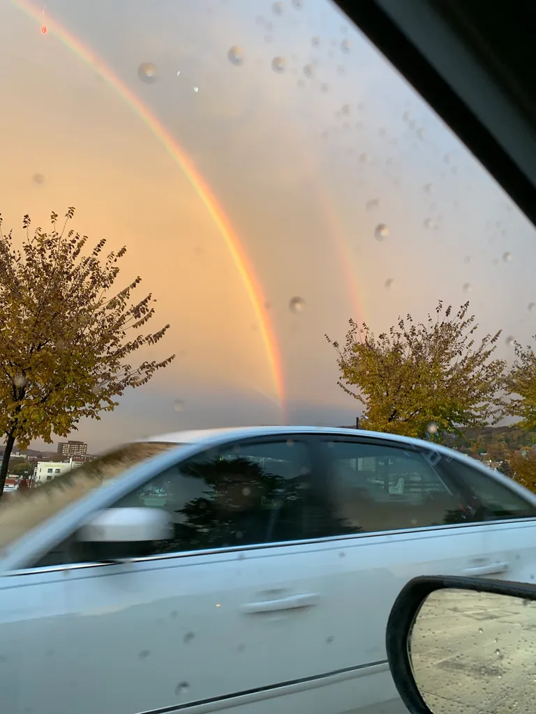 double rainbow!