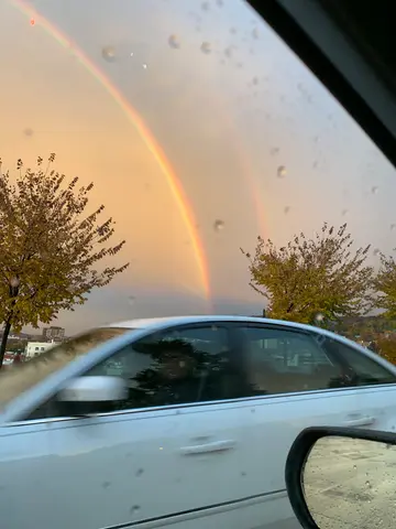 double rainbow!