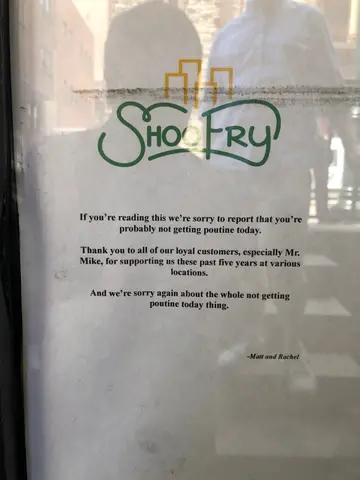good bye, Shoo Fry