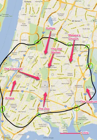 a city map in Skitch