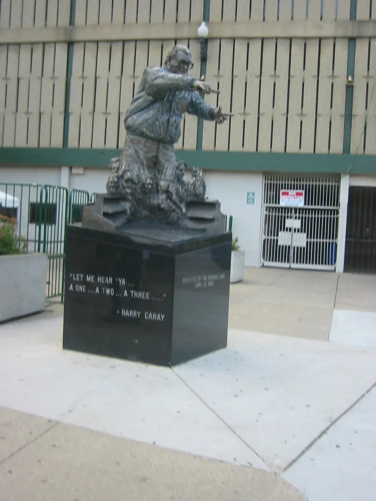 harry caray statue
