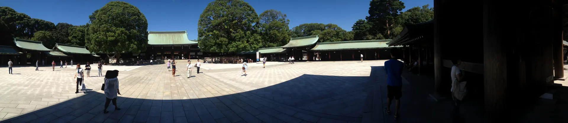 Meiji Shrine panorama