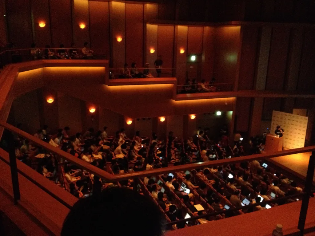 final session, main hall