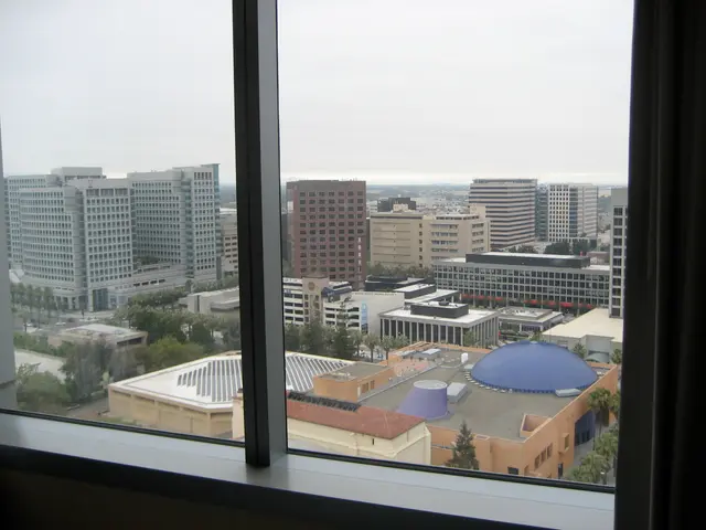 view from our hotel room