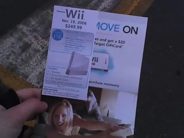 my wii ticket