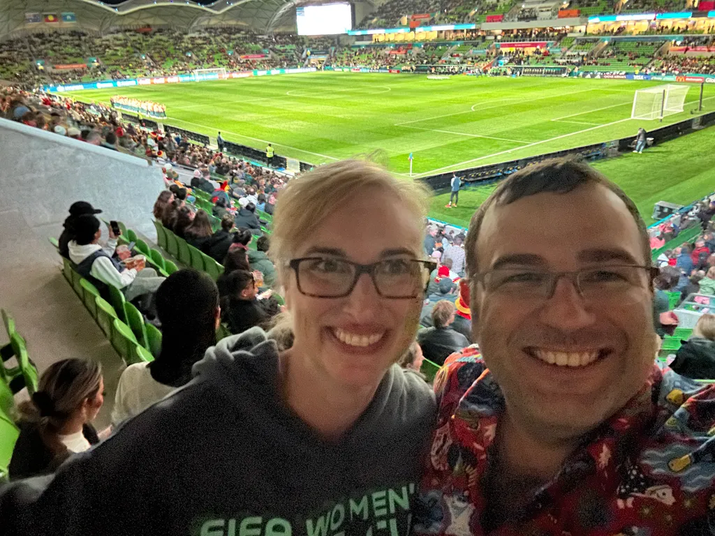 We saw the World Cup!
