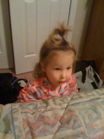 mj considers climbing into bed