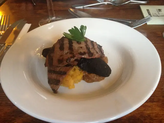 lamb's liver and black pudding