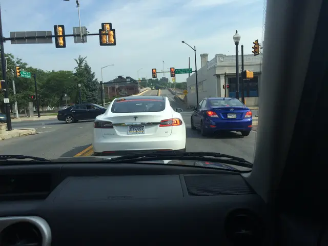we saw a Tesla!