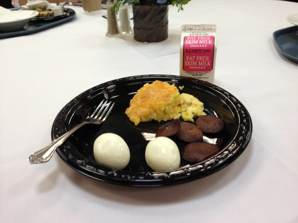 typical YAPC breakfast