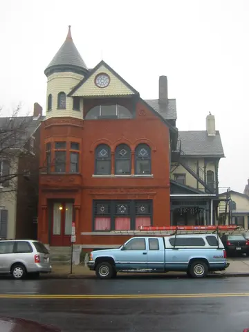 a nearby house
