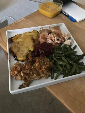 leftover plate