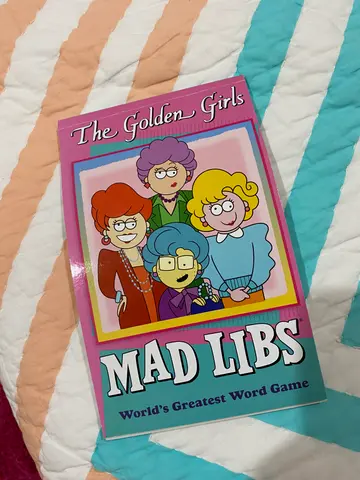 Golden Girls Mad Libs