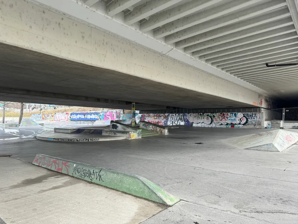 skate park at Donauinsel