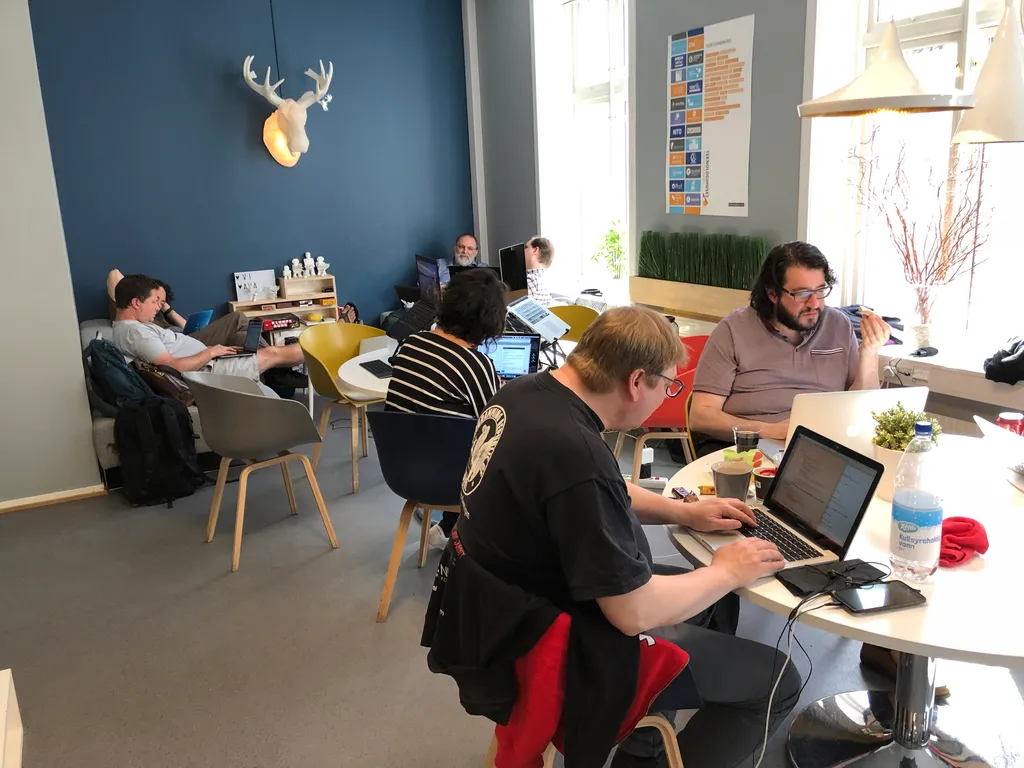 workin' hard