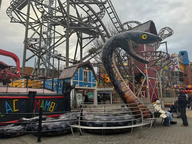the amusement park at the Prater