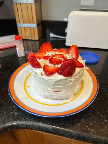 we made a cake!