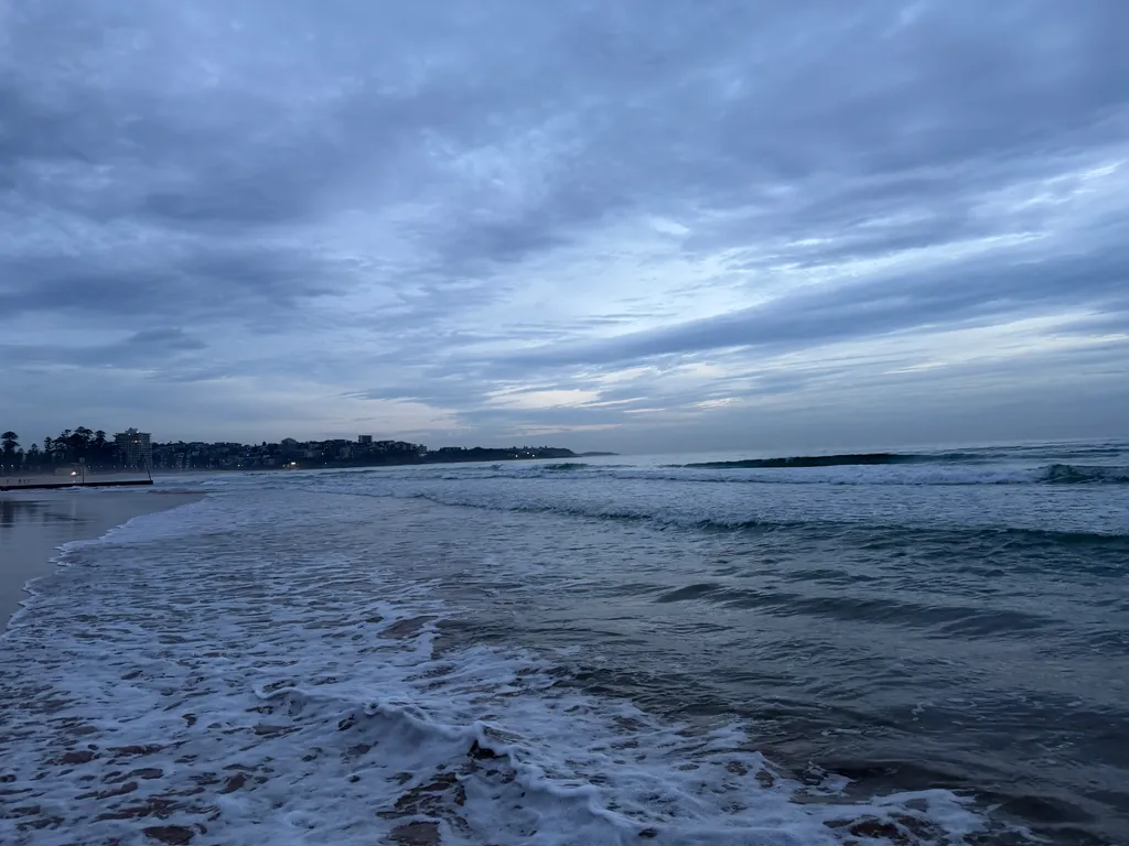 at Manly Beach