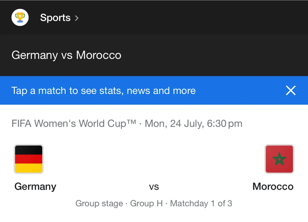 we went to the world cup!